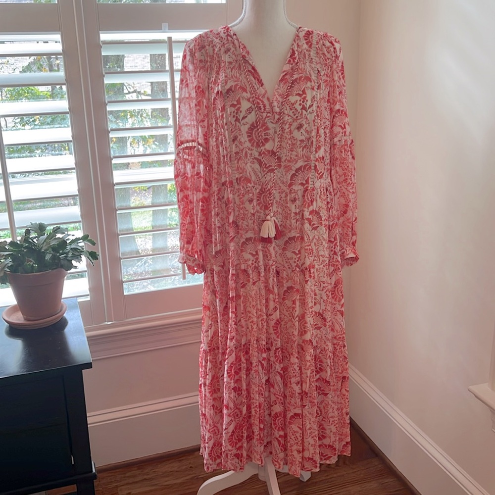 Anthropologie Talulah Tiered Midi Dress